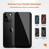 ROOCASE 3-Pack Glass Screen Protector for Apple iPhone 15 Pro, Include Easy Install Frame