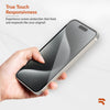 ROOCASE 3-Pack Glass Screen Protector for Apple iPhone 15 Pro Max, Include Easy Install Frame