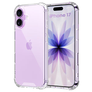 ROOCASE Plexis Clear Case for iPhone 17, Slim Transparent Cover