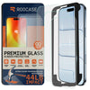 ROOCASE 3-Pack Glass Screen Protector for Apple iPhone 17 Air, Include Easy Install Frame
