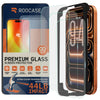 ROOCASE 3-Pack Glass Screen Protector for Apple iPhone 17 Pro, Include Easy Install Frame