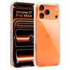 ROOCASE Plexis Clear Case for iPhone 17 Pro Max, Slim Transparent Cover