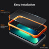 ROOCASE 3-Pack Glass Screen Protector for Apple iPhone 13 Pro Max, Include Easy Install Frame