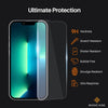 ROOCASE 3-Pack Glass Screen Protector for Apple iPhone 13 Pro Max, Include Easy Install Frame