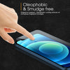 ROOCASE 3-Pack Glass Screen Protector for Apple iPhone 12 mini, Include Easy Install Frame