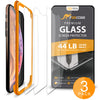 Roocase Tempered Glass Screen Protector for iPhone 11 Pro / iPhone XS / iPhone X - 3-Pack - Installation Frame