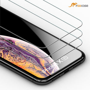 Roocase Tempered Glass Screen Protector for iPhone 11 / iPhone XR - 3-Pack - Installation Frame