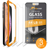 Roocase Tempered Glass Screen Protector for iPhone 11 Pro Max / iPhone XS Max - 3-Pack - Installation Frame