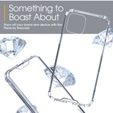 Roocase Plexis Clear Case for Google Pixel 5 6.0 Inch, Slim Transparent Cover with TPU Bumper