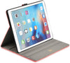 Roocase Leather Slim Fit Case for iPad Pro 12.9 2017/2015 (1st/2nd Gen) - Folio Smart Cover - Apple Pencil Loop - Viewing Stand