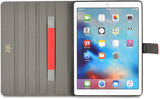 Roocase Leather Slim Fit Case for iPad Pro 12.9 2017/2015 (1st/2nd Gen) - Folio Smart Cover - Apple Pencil Loop - Viewing Stand