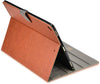 Roocase Leather Slim Fit Case for iPad Pro 12.9 2017/2015 (1st/2nd Gen) - Folio Smart Cover - Apple Pencil Loop - Viewing Stand