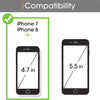 Roocase Plexis Case for iPhone 7 / iPhone 8 - Clear