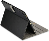 Roocase Leather Slim Fit Case for iPad Pro 12.9 2017/2015 (1st/2nd Gen) - Folio Smart Cover - Apple Pencil Loop - Viewing Stand