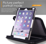 Roocase Executive Case for iPad 9.7 2018/2017 - Organizer Portfolio - Detachable Case - Black