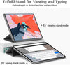 Roocase Magnetic Folio Case for iPad Pro 12.9 2018 - Smart Cover - Apple Pencil Charging - Magnetic Attachment