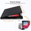 Roocase Sunset Case for iPad 9.7 (2018/2017) - Folio Smart Cover - Magnetic Case - Convenient Stand - Black