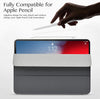 Roocase Magnetic Folio Case for iPad Pro 12.9 2018 - Smart Cover - Apple Pencil Charging - Magnetic Attachment