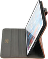 Roocase Leather Slim Fit Case for iPad Mini 4 - Folio Smart Cover - Apple Pencil Loop - Viewing Stand