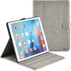 Roocase Leather Slim Fit Case for iPad Pro 12.9 2017/2015 (1st/2nd Gen) - Folio Smart Cover - Apple Pencil Loop - Viewing Stand
