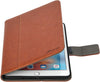 Roocase Leather Slim Fit Case for iPad Mini 4 - Folio Smart Cover - Apple Pencil Loop - Viewing Stand