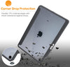 Roocase Premium Folio Case for iPad Pro 12.9 2018 - Clear Back - Smart Cover - Apple Pencil Charging