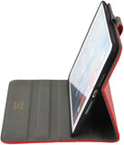Roocase Leather Slim Fit Case for iPad Mini 4 - Folio Smart Cover - Apple Pencil Loop - Viewing Stand