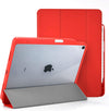 Roocase Premium Folio Case for iPad Pro 12.9 2018 - Clear Back - Smart Cover - Apple Pencil Charging