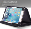 Roocase Executive Case for iPad 9.7 2018/2017 - Organizer Portfolio - Detachable Case - Black