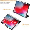 Roocase Premium Folio Case for iPad Pro 12.9 2018 - Clear Back - Smart Cover - Apple Pencil Charging