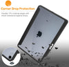 Roocase Premium Folio Case for iPad Pro 12.9 2018 - Clear Back - Smart Cover - Apple Pencil Charging
