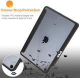 Roocase Premium Folio Case for iPad Pro 12.9 2018 - Clear Back - Smart Cover - Apple Pencil Charging