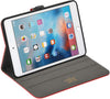 Roocase Leather Slim Fit Case for iPad Mini 4 - Folio Smart Cover - Apple Pencil Loop - Viewing Stand