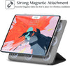 Roocase Magnetic Folio Case for iPad Pro 12.9 2018 - Smart Cover - Apple Pencil Charging - Magnetic Attachment