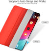 Roocase Magnetic Folio Case for iPad Pro 12.9 2018 - Smart Cover - Apple Pencil Charging - Magnetic Attachment