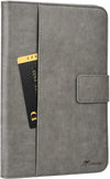 Roocase Leather Slim Fit Case for iPad Mini 4 - Folio Smart Cover - Apple Pencil Loop - Viewing Stand