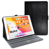 Roocase Slim-Fit Case for iPad 10.2 - Folio Smart Cover - Convenient Stand - Stylus Holder - Black