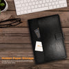 Roocase Slim-Fit Case for iPad 10.2 - Folio Smart Cover - Convenient Stand - Stylus Holder - Black