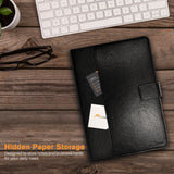 Roocase Slim-Fit Case for iPad 10.2 - Folio Smart Cover - Convenient Stand - Stylus Holder - Black