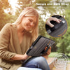 Roocase Slim-Fit Case for iPad 10.2 - Folio Smart Cover - Convenient Stand - Stylus Holder - Black