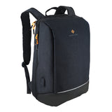 Roocase Balboa Backpack for 15.6 Laptop and Tablet - Daily Carrying Backpack - Black