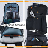 Roocase Balboa Backpack for 15.6 Laptop and Tablet - Daily Carrying Backpack - Black