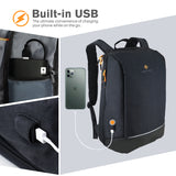 Roocase Balboa Backpack for 15.6 Laptop and Tablet - Daily Carrying Backpack - Black