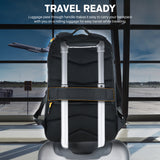 Roocase Balboa Backpack for 15.6 Laptop and Tablet - Daily Carrying Backpack - Black