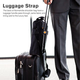 Roocase Normandie Messenger Bag for 15.6 Laptop and Tablet - Carrying Shoulder Bag - Black