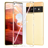 Roocase Plexis Clear Case for Google Pixel 6 Pro 6.7in (2021), Slim Transparent Cover with TPU Bumper