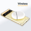 Roocase Plexis Clear Case for Google Pixel 6 Pro 6.7in (2021), Slim Transparent Cover with TPU Bumper