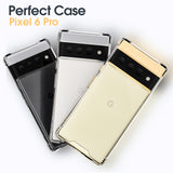 Roocase Plexis Clear Case for Google Pixel 6 Pro 6.7in (2021), Slim Transparent Cover with TPU Bumper