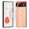 Roocase Plexis Clear Case for Google Pixel 6 6.4in (2021), Slim Transparent Cover with TPU Bumper