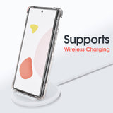 Roocase Plexis Clear Case for Google Pixel 6 6.4in (2021), Slim Transparent Cover with TPU Bumper